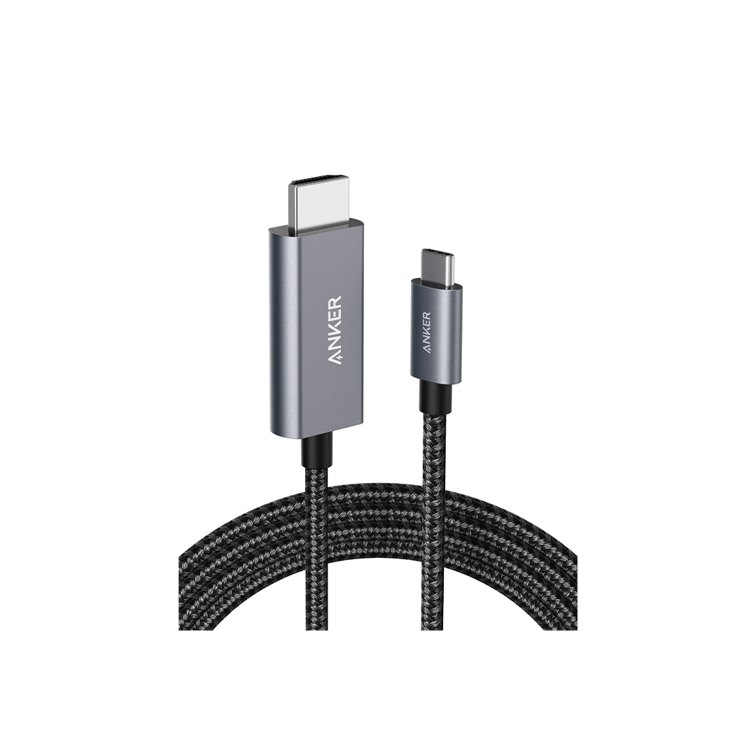 Anker Nylon USB-C to HDMI 4K Cable 6ft in Qatar Anker Nylon USB-C to HDMI 4K Cable 6ft in Qatar